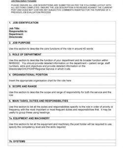 47 job description templates &amp;amp; examples ᐅ templatelab simple job description template and sample