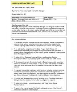 47 job description templates &amp;amp; examples ᐅ templatelab work study job description template doc