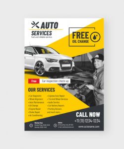 auto flyer template coreldraw auto shop flyer template pdf