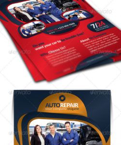 auto repair business flyer auto shop flyer template doc