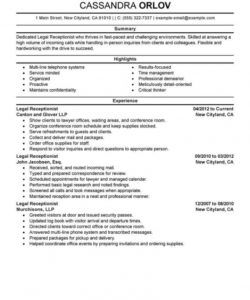 best legal receptionist resume example  livecareer receptionist job description template pdf