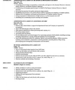 business administrative assistant resume samples  velvet jobs executive assistant job description template pdf