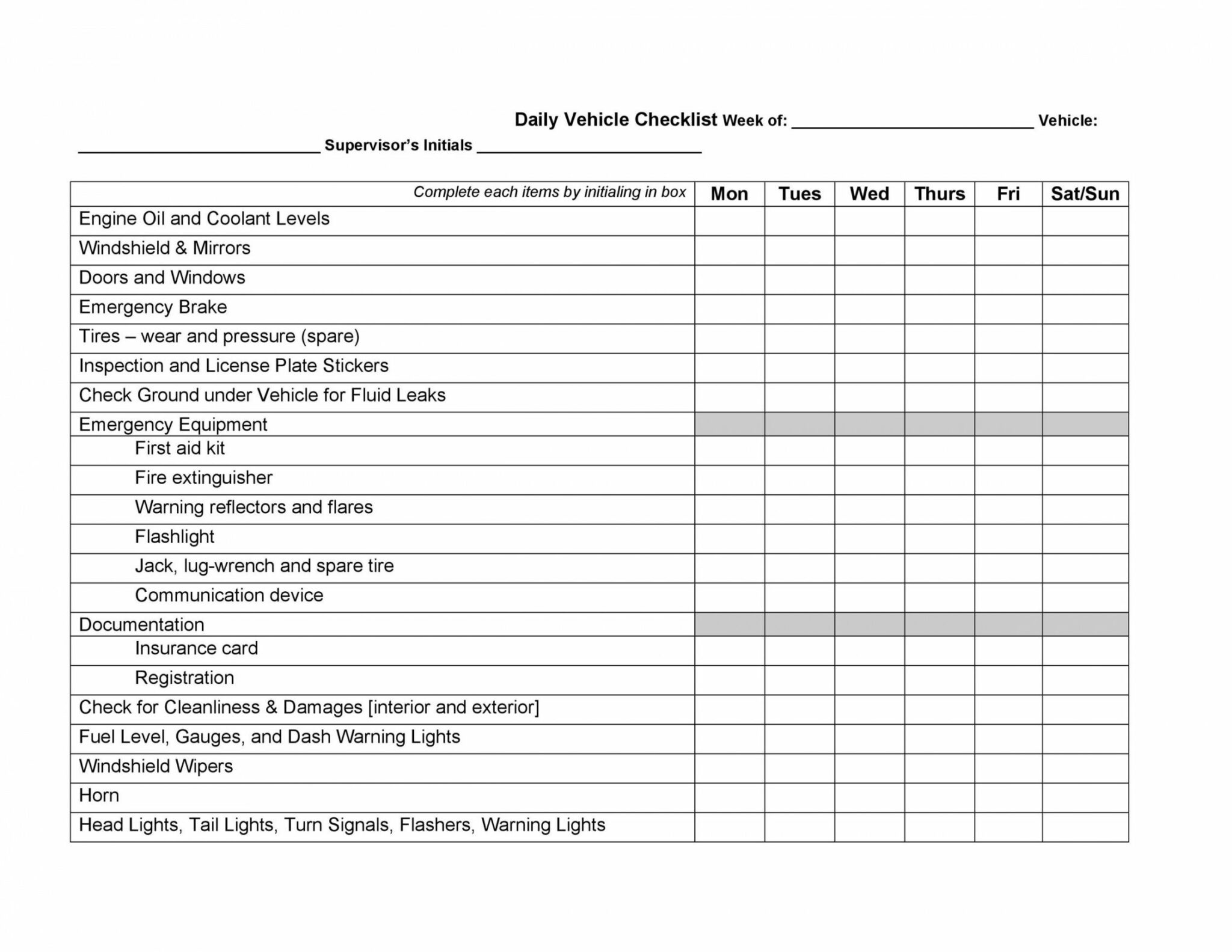 Editable 43 Printable Vehicle Maintenance Log Templates Templatelab Truck Maintenance 8306