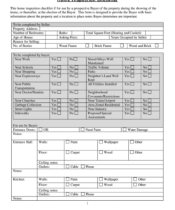 Home Buyer Checklist Template