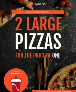father&amp;#039;s day pizza flyer template pizza fundraiser flyer template pdf