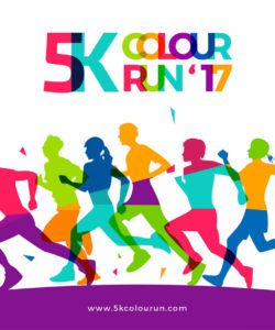 free 5k color run template free vector  download free vectors 5k run flyer template pdf