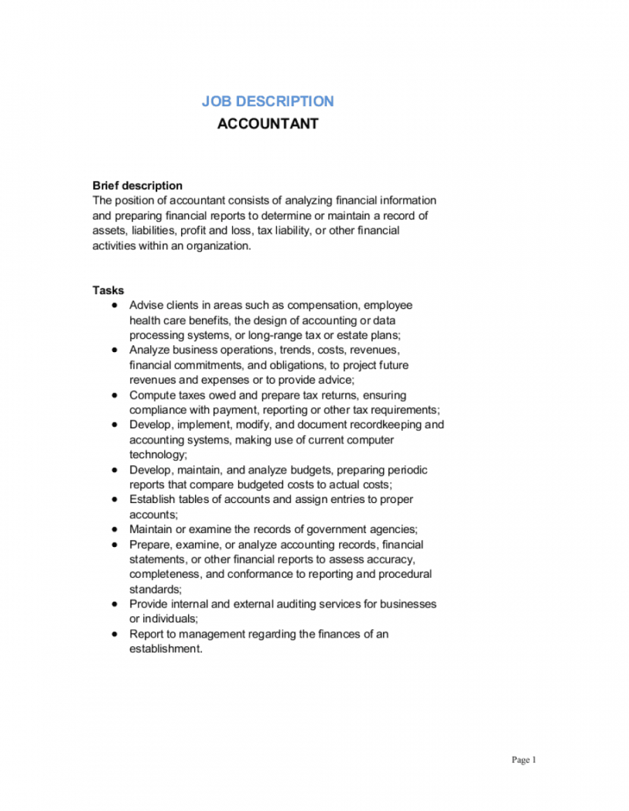 free accountant job description template  by businessinabox™ accounting job description template