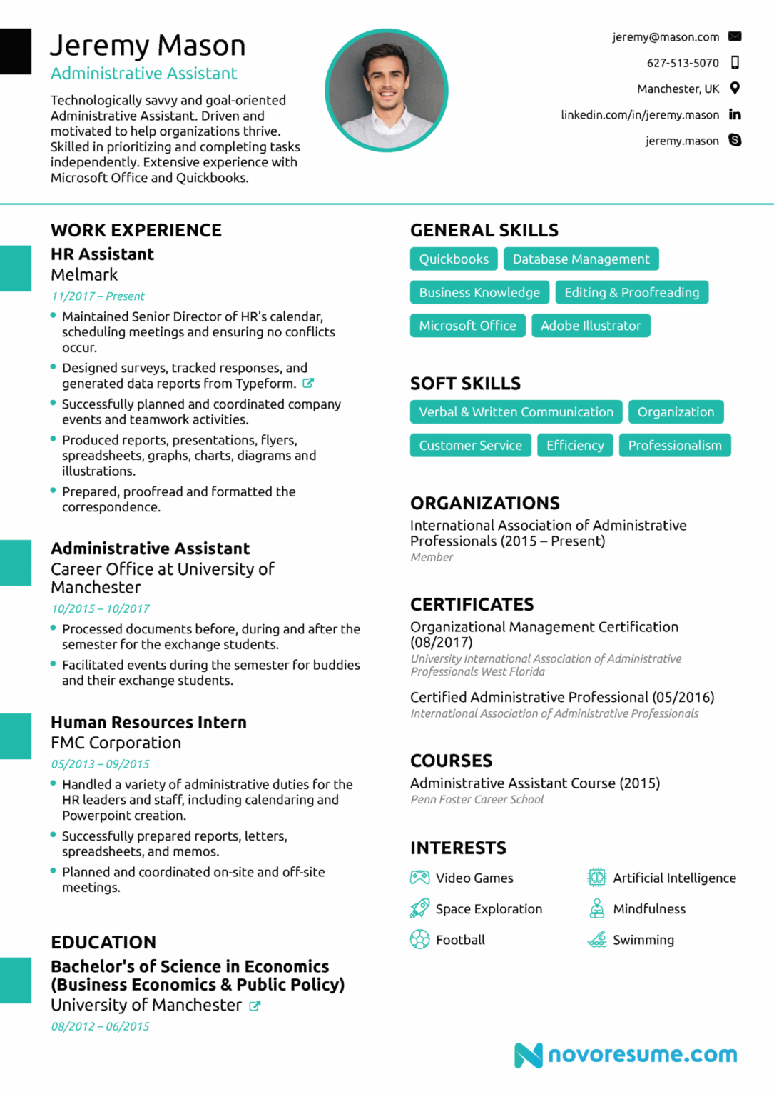 26-samples-of-resumes-for-administrative-assistant-positions-pics