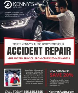 free car repair flyer template  mycreativeshop auto shop flyer template doc