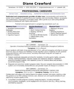 free caregiver resume sample  monster caregiver job description template and sample