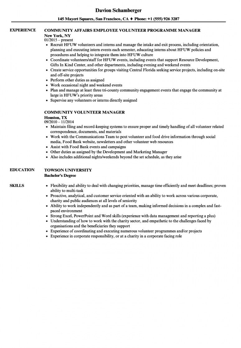 free community volunteer resume samples  velvet jobs volunteer job description template and sample