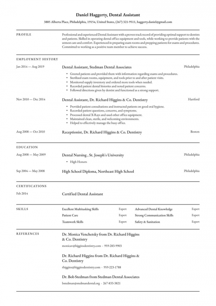 free dental assistant resume examples &amp;amp; writing tips 2020 free dental assistant job description template