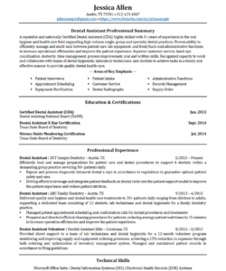 free dental assistant resume  resumego dental assistant job description template and sample