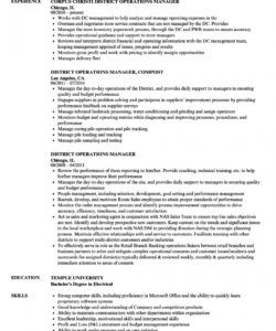free district operations manager resume samples  velvet jobs operations director job description template doc