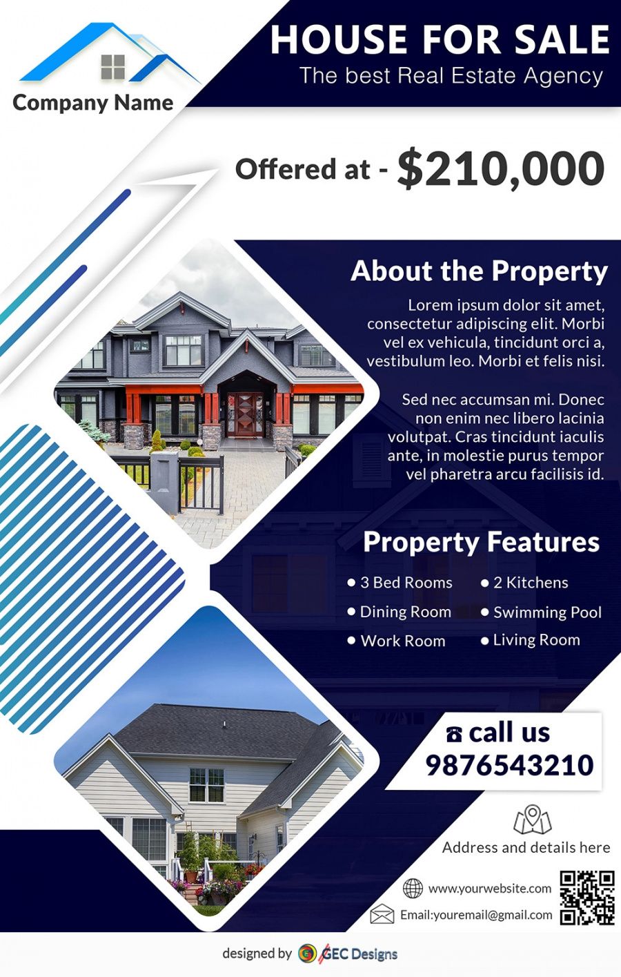 free download free property for sale real estate flyer design land for sale flyer template doc