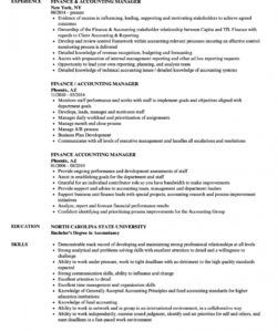 free finance &amp;amp; accounting manager resume samples  velvet jobs accounting manager job description template pdf