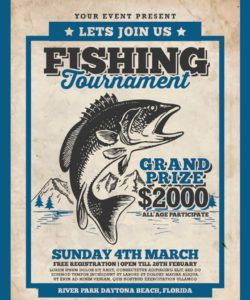 free fishing tournament flyer corporate identity template fishing flyer template doc