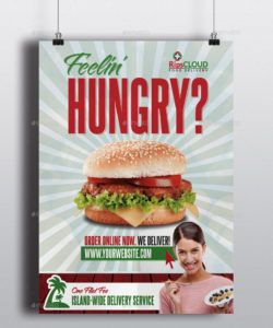free food delivery flyer food delivery flyer template