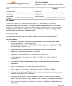 free free job description template  edit fill sign online work study job description template doc