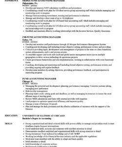 free fund accounting manager resume samples  velvet jobs accounting manager job description template and sample