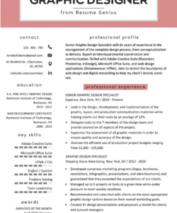 free graphic design resume sample &amp;amp; writing guide  rg senior graphic designer job description template pdf