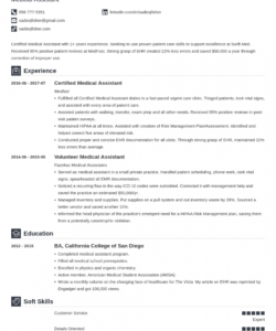 free medical assistant resume examples duties skills &amp;amp; template medical assistant job description template doc