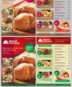 free modern restaurant food menu flyer template modern restaurant food menu flyer template doc