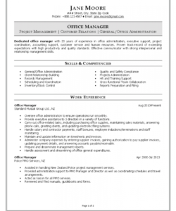 free office manager resume office manager job description template and sample