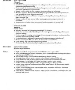 free office manager resume samples  velvet jobs office manager job description template and sample