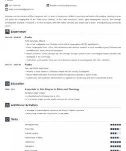 free pastor resume template guide &amp;amp; 20 examples pastor job description template pdf