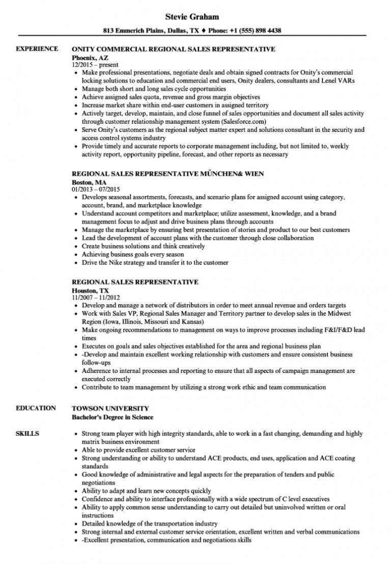 sample job description for resume