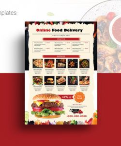 free restaurant food delivery flyer food delivery flyer template doc