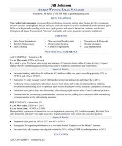 free sales manager resume sample  monster sales manager job description template doc