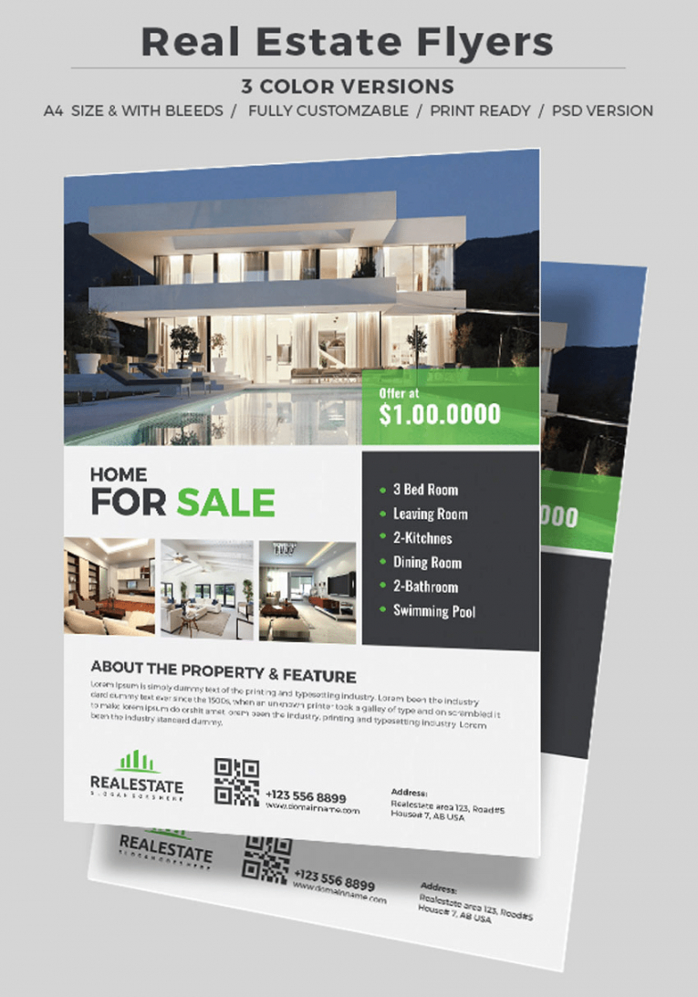 free top 29 free &amp; paid real estate flyer templates 2019 commercial property flyer template doc