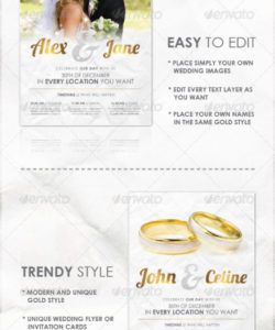 free wedding flyer template graphics designs &amp;amp; templates wedding invitation flyer template pdf