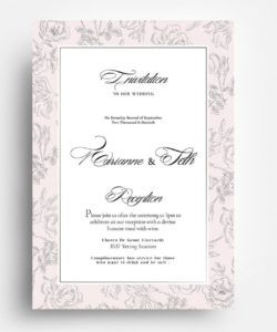 free wedding stationery templates for photoshop &amp;amp; illustrator wedding invitation flyer template doc