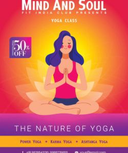 free yoga class flyer free psd template  psddaddy yoga class flyer template pdf