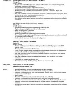 general maintenance worker resume samples  velvet jobs building maintenance job description template pdf