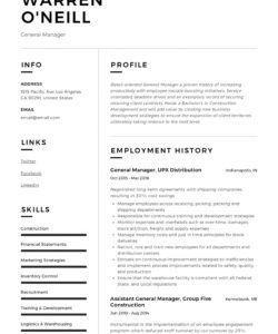 general manager resume &amp;amp; writing guide  12 resume examples general manager job description template