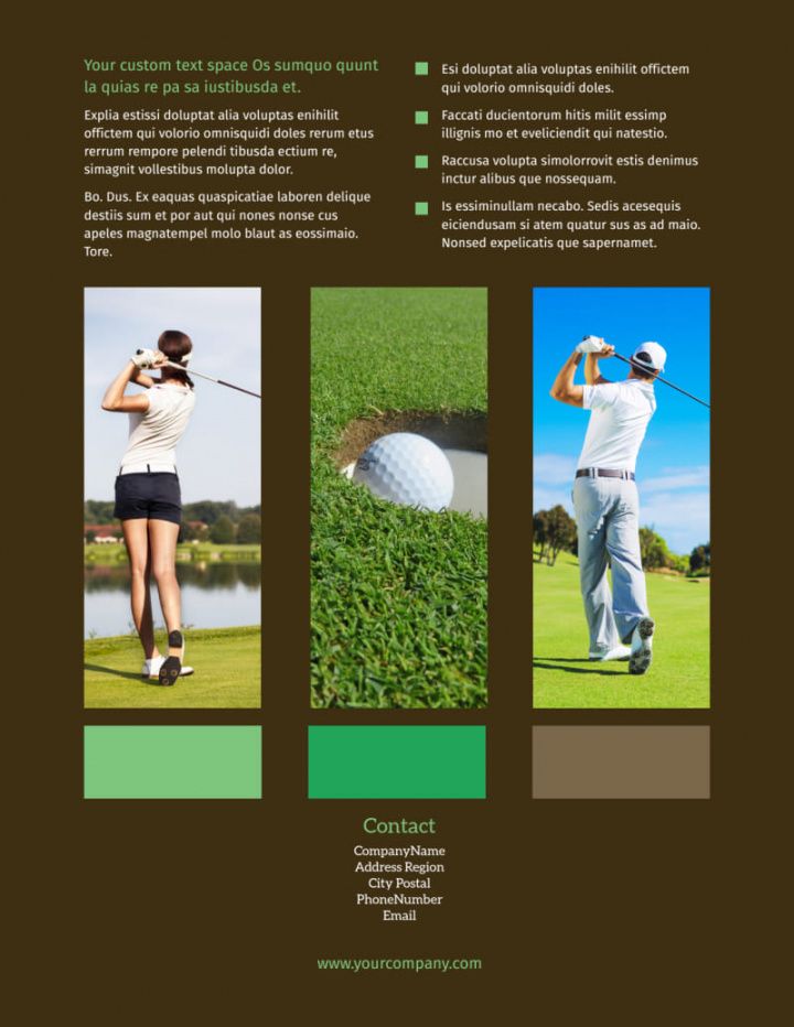 golf tournament flyer template  mycreativeshop golf tournament fundraiser flyer template and sample