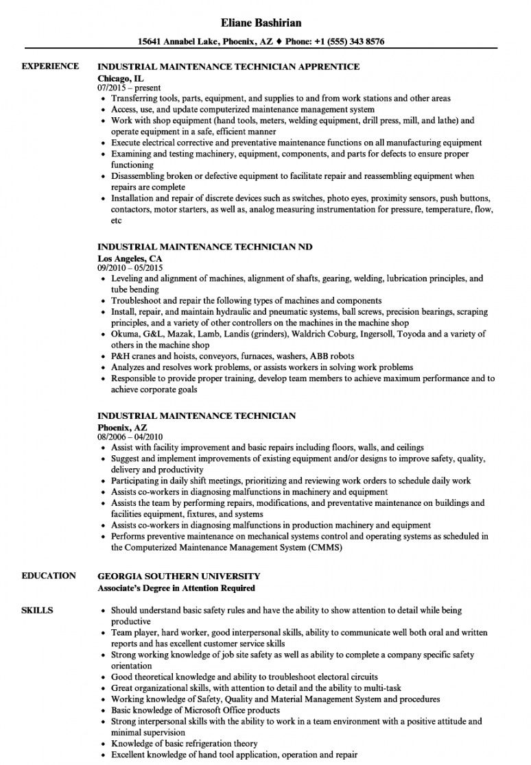 maintenance-technician-job-description-template