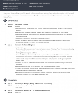 mechanical engineer resume examples template &amp;amp; guide mechanical engineer job description template pdf