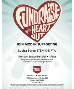 mod pizza fundraiser! » stem k8 pta pizza fundraiser flyer template pdf