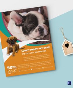 pet care flyer design template in psd word publisher pet care flyer template doc