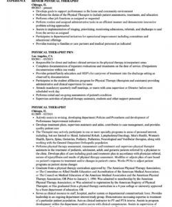 physical therapist resume samples  velvet jobs physical therapist job description template doc