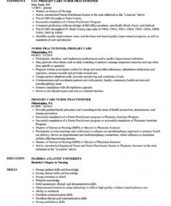 primary care nurse practitioner resume samples  velvet jobs nurse practitioner job description template