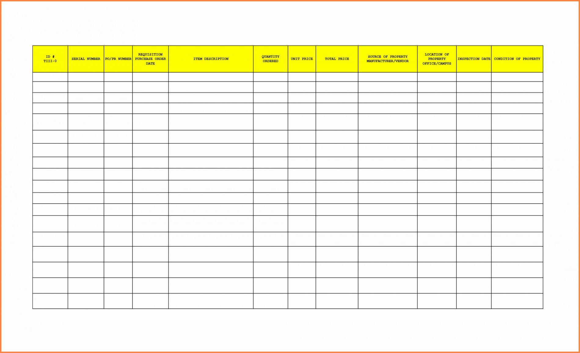 Browse Our Sample Of Office Supply Checklist Template - vrogue.co