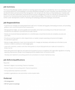 professional job description examples  get hired  livecareer simple job description template pdf