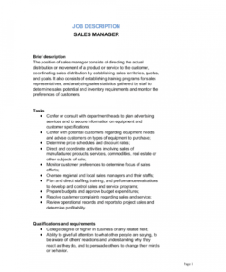 sales manager job description template  by businessinabox™ sales director job description template pdf