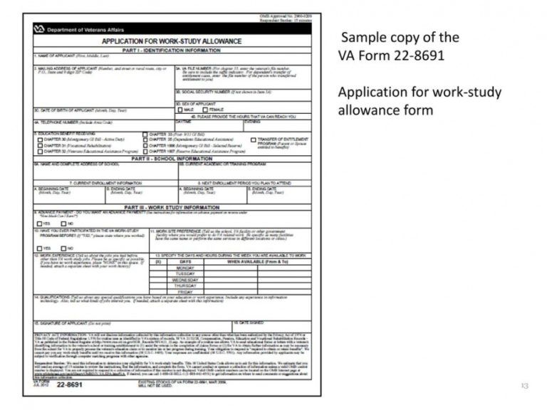 Work Study Overview What Is Va Work Study? Ppt Video Work Study Job ...